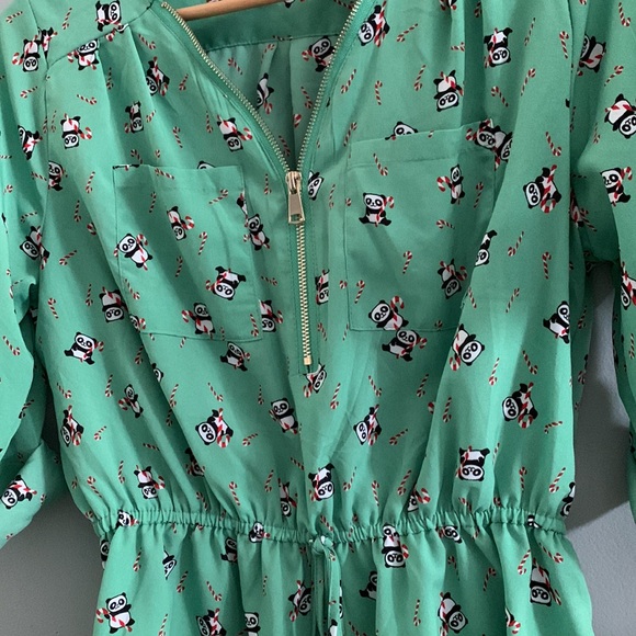 Candy Cane Panda Blouse - Picture 4 of 4